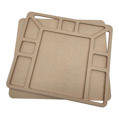 Empty LEGO Compatible Sorting & Building Tray for easy organization. Unassembled. LS6