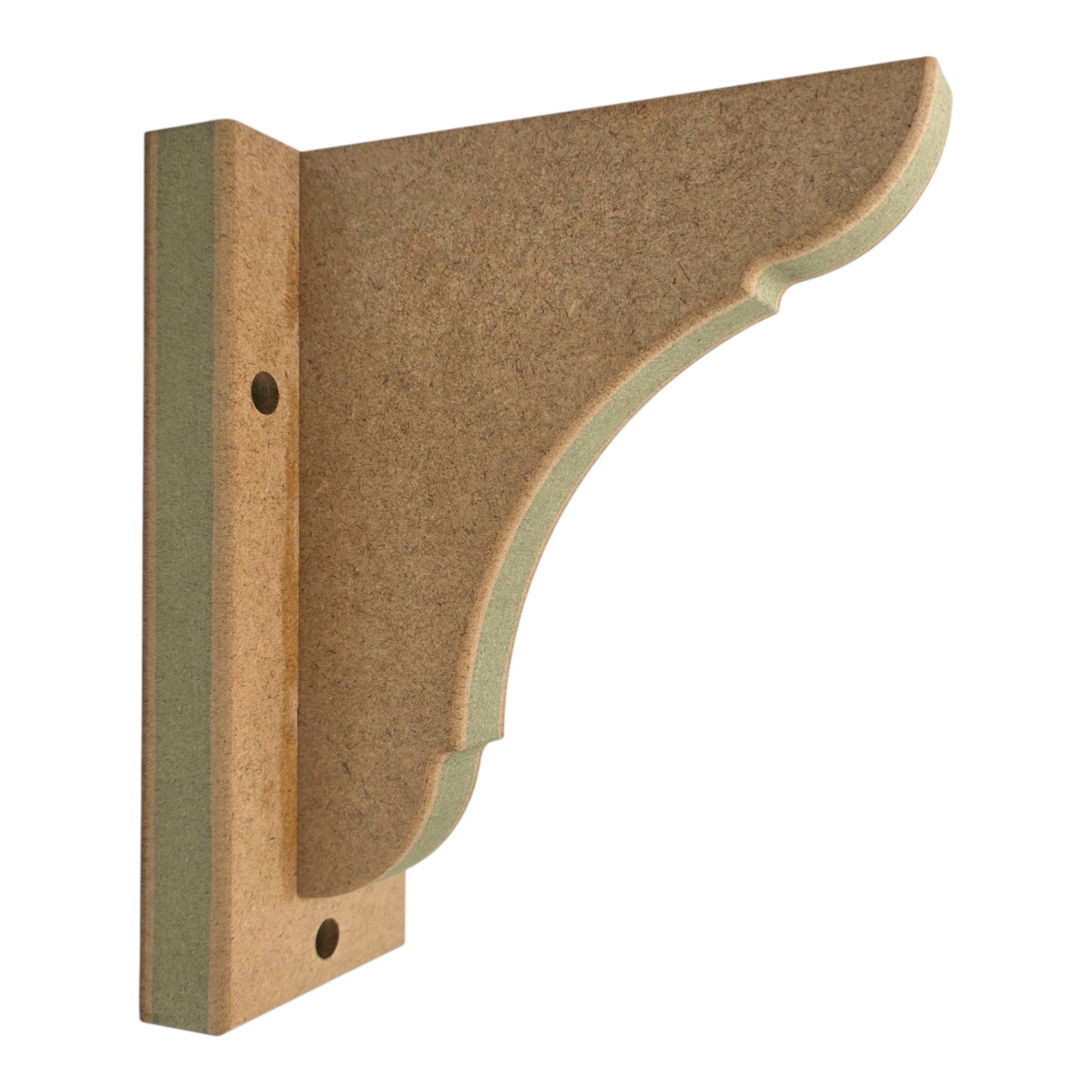 Handmade Shaker Gallows Bracket with Backplate - Style 1