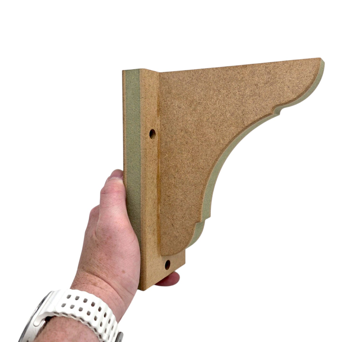 Handmade Shaker Gallows Bracket with Backplate - Style 1