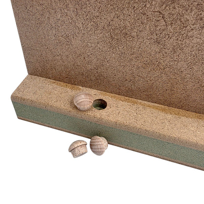 Handmade Shaker Gallows Bracket with Backplate - Style 1