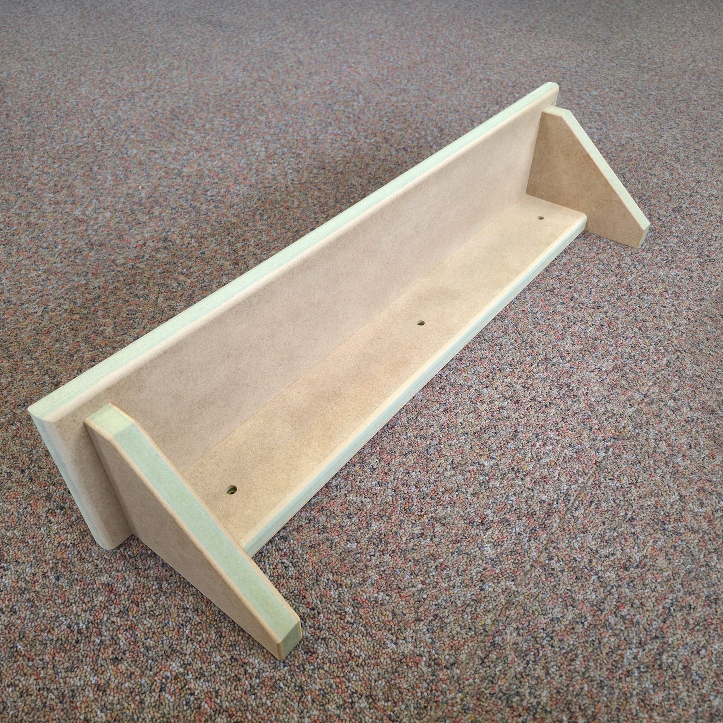 Modern Shaker Wall Shelf, handmade wall shelf ready to paint, made from premium MR-MDF, clean design for wall organization.