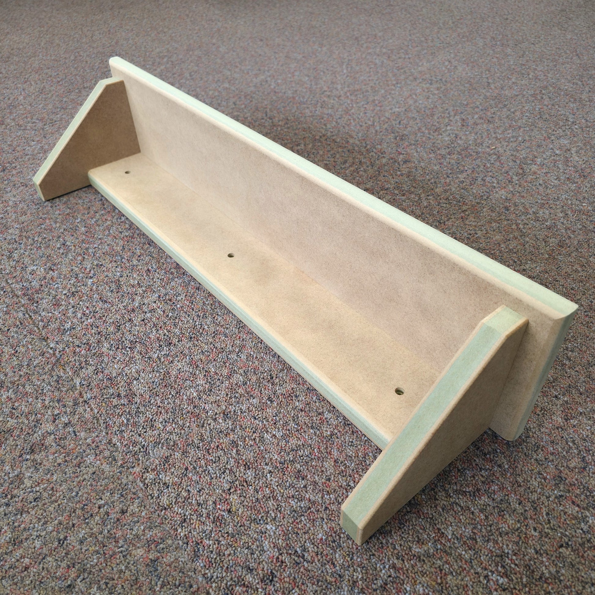 Modern Shaker Wall Shelf - Handmade wall shelf ready for painting, crafted from premium MR-MDF.