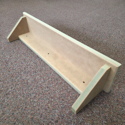 Modern Shaker Wall Shelf - Handmade wall shelf ready for painting, crafted from premium MR-MDF.