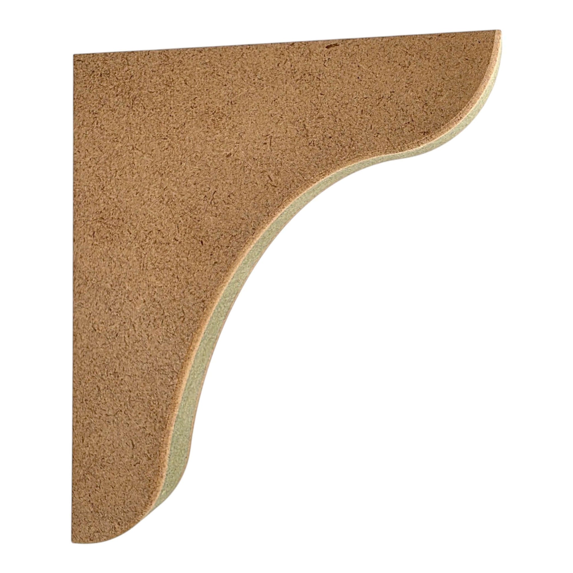 Traditional Shaker Shelf Bracket showcasing a premium moisture-resistant MDF design for stable support.