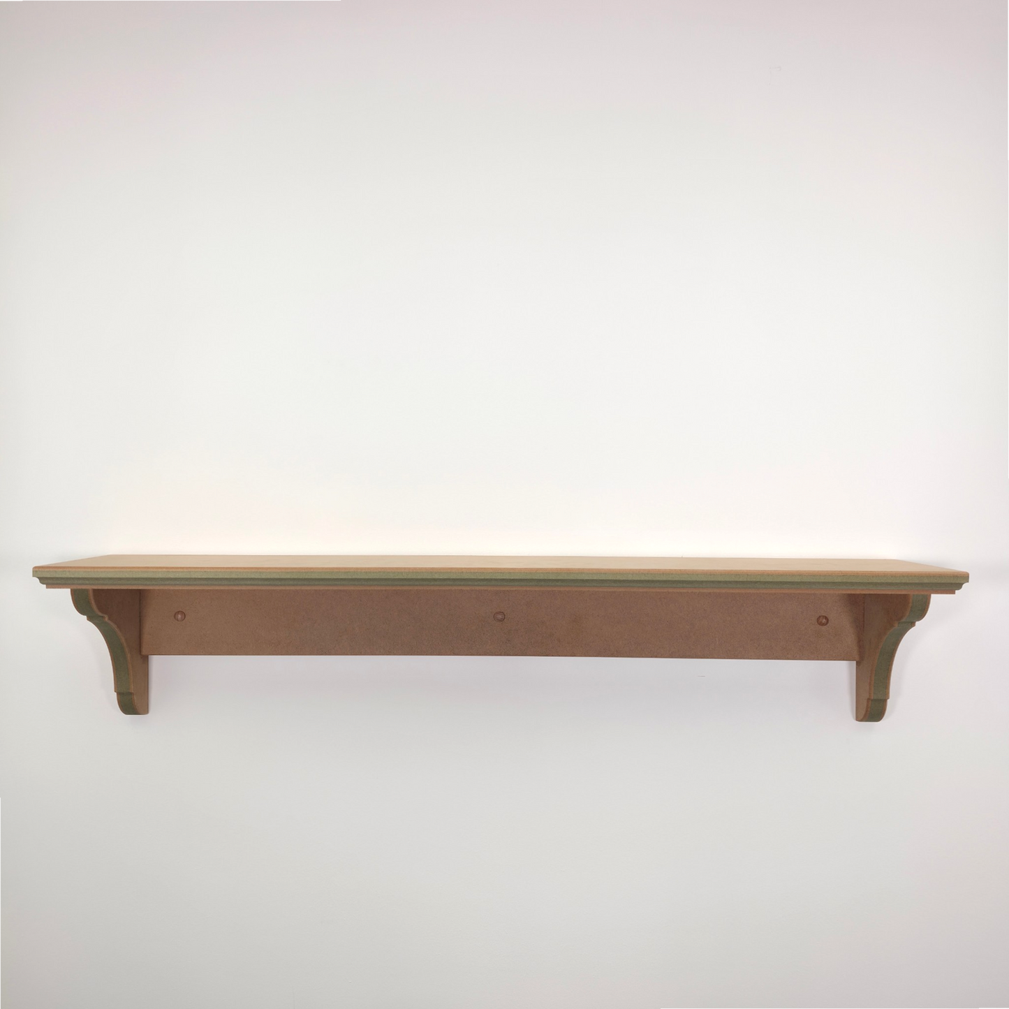 Handmade Traditional Shaker Wall Shelf - Ready to Paint