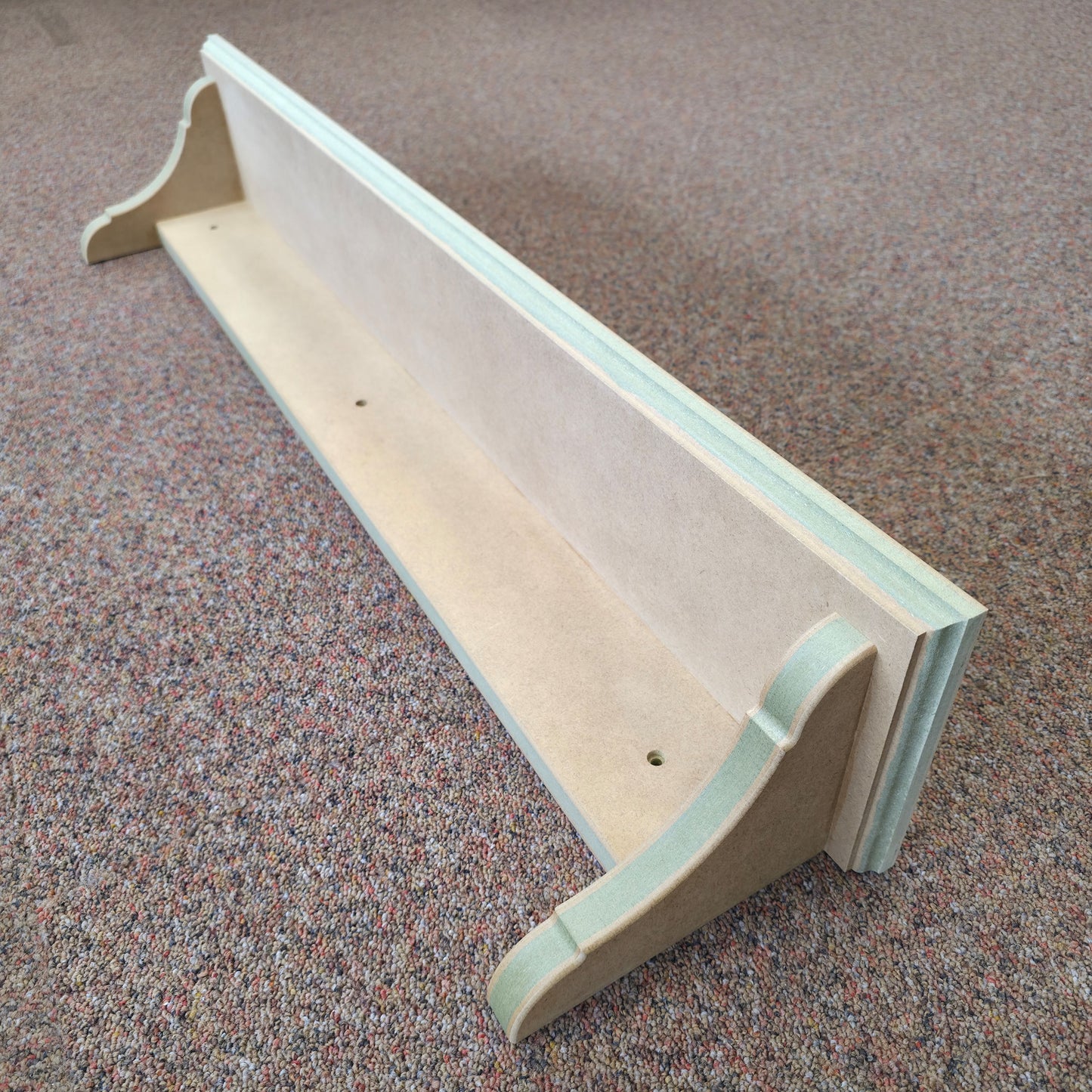 Handmade Traditional Shaker Wall Shelf - Ready to Paint