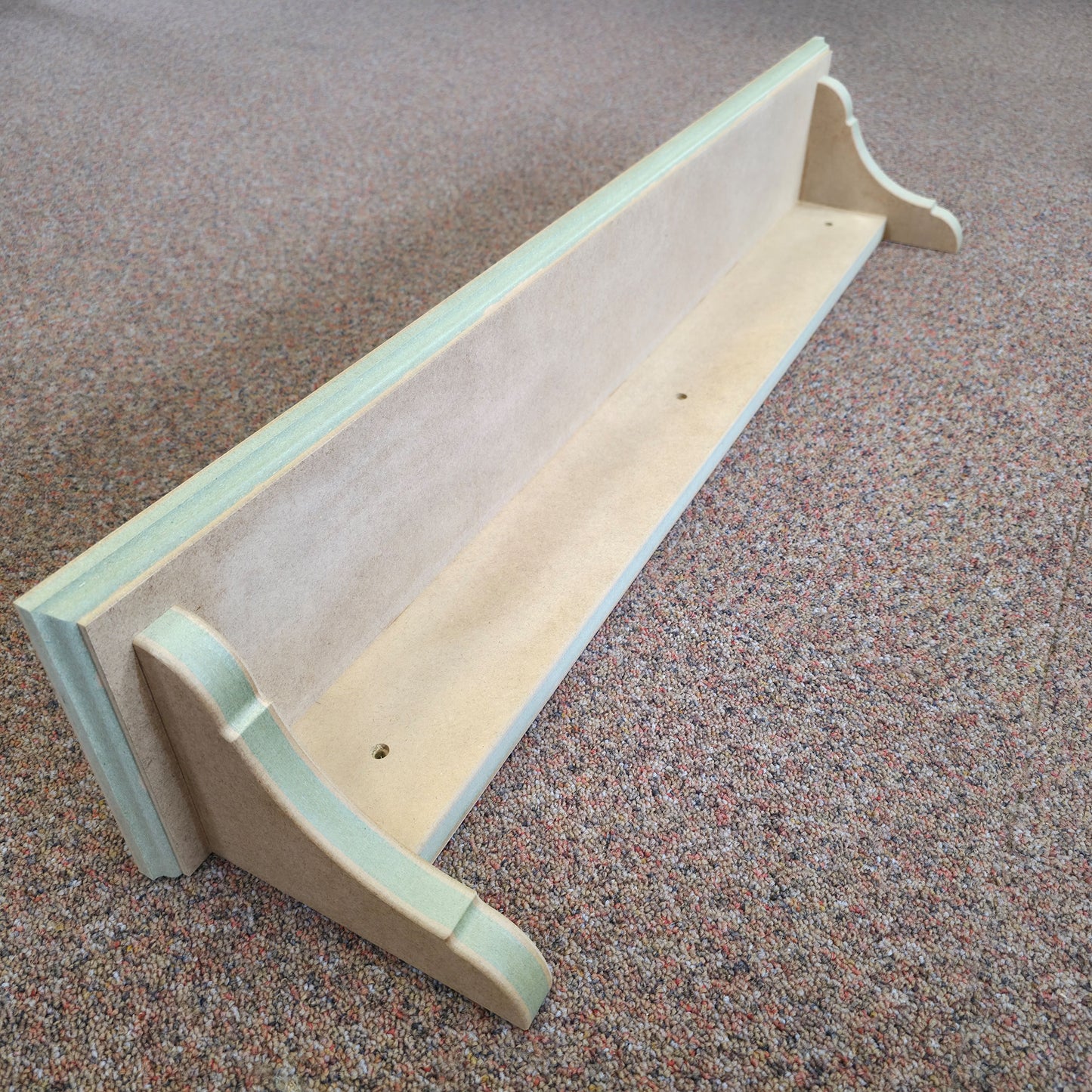 Handmade Traditional Shaker Wall Shelf - Ready to Paint