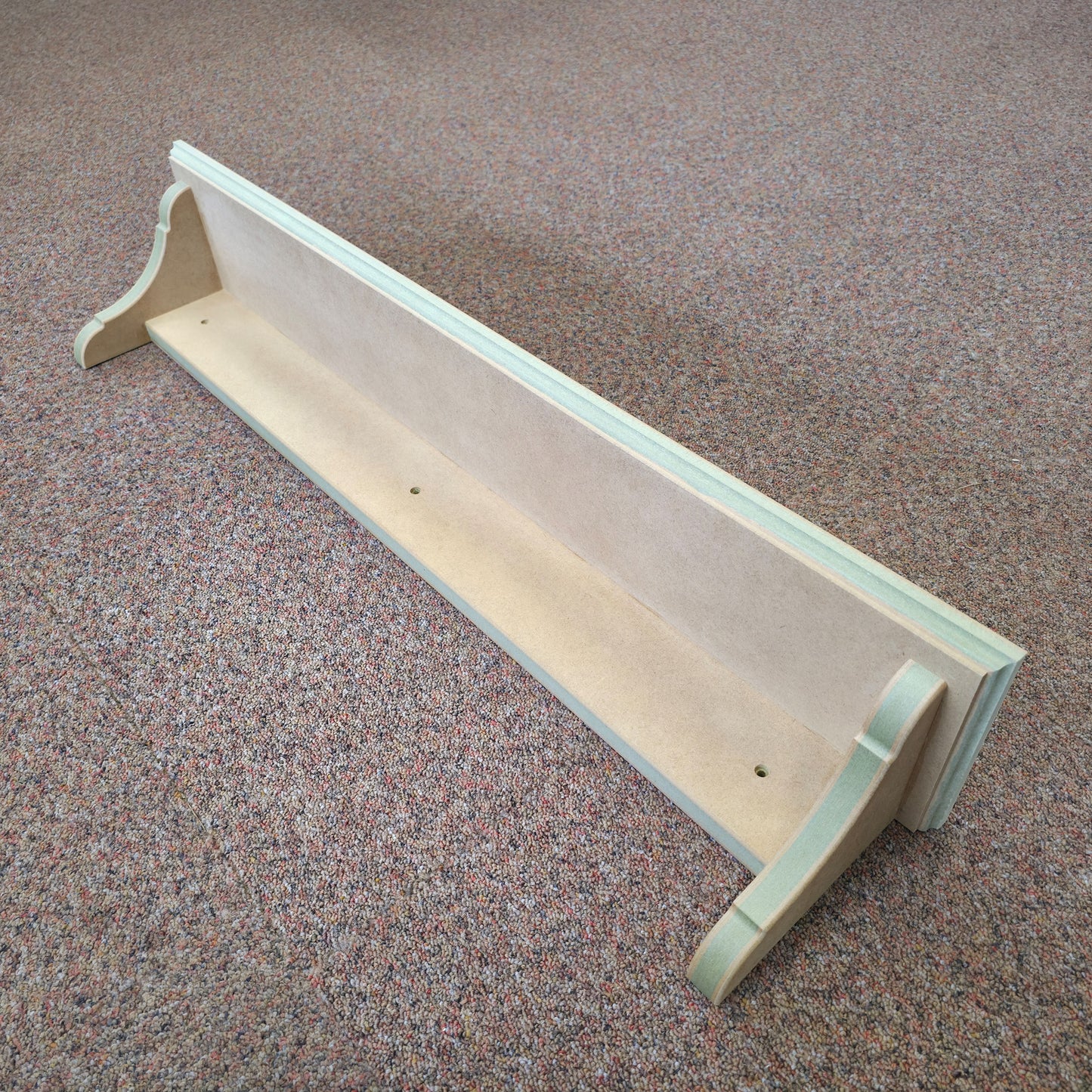 Handmade Traditional Shaker Wall Shelf - Ready to Paint