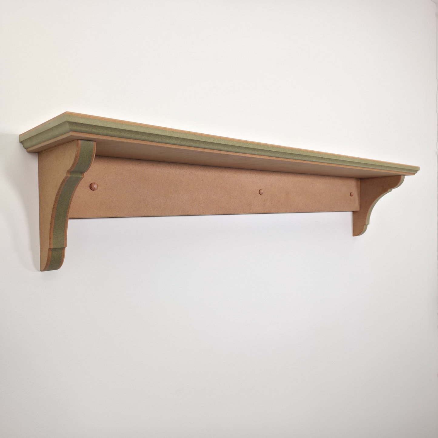 Handmade Traditional Shaker Wall Shelf - Ready to Paint