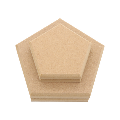 MDF Pentagon Shape Round Top Edge