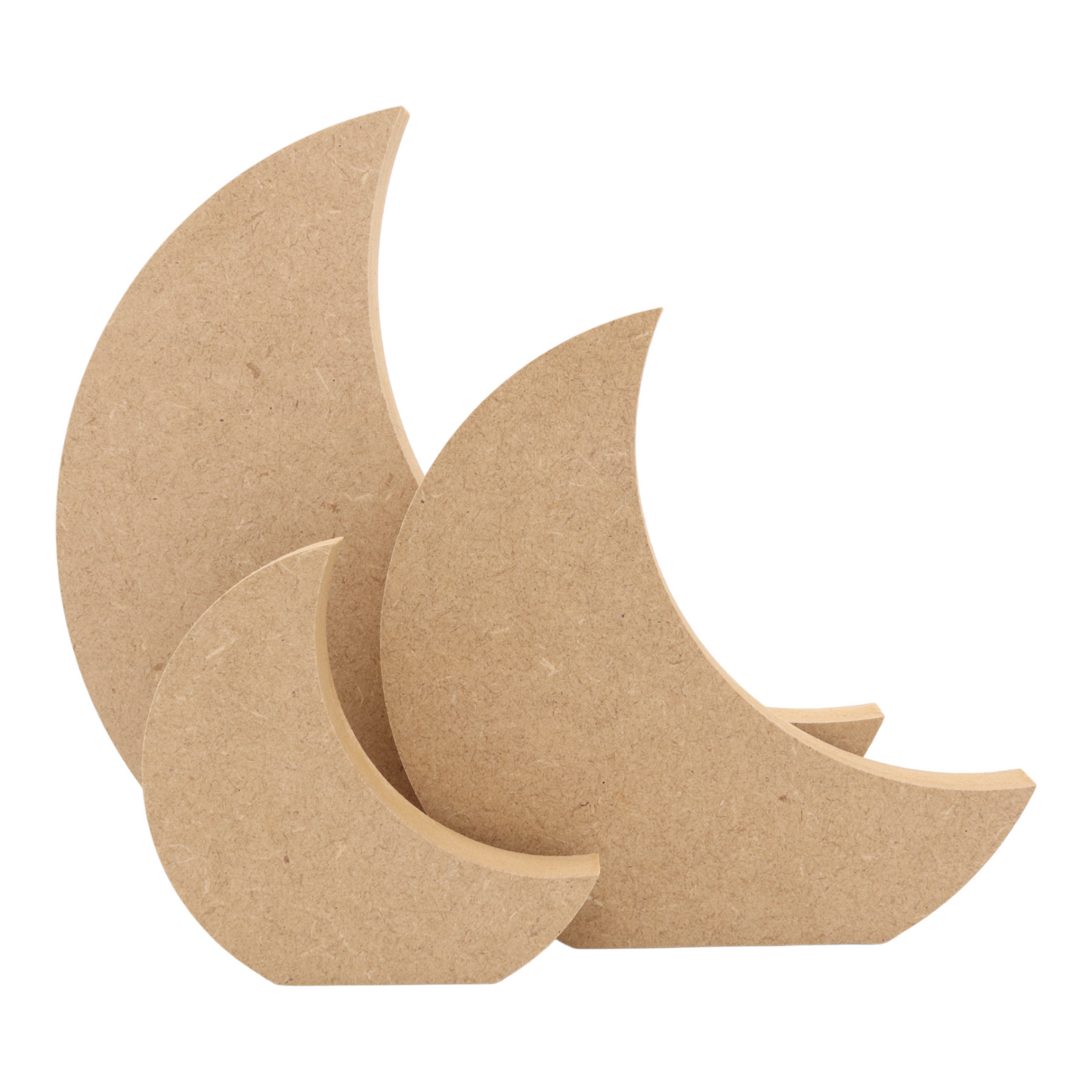 MDF Freestanding Crescent Moon Shape