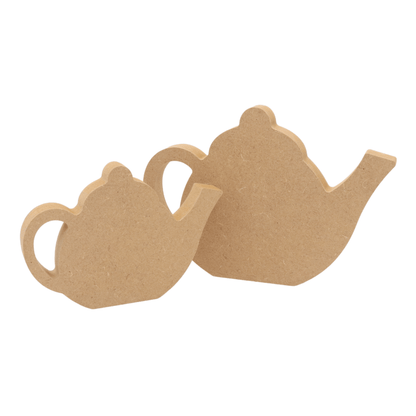 MDF Freestanding Tea Pot Shape