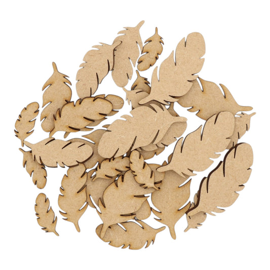 Feather MDF Craft Shape