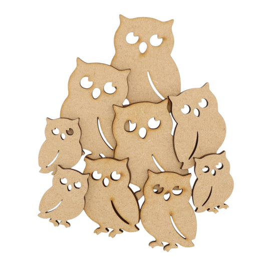 Owl MDF Craft Shape