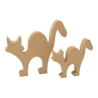 MDF Freestanding Cat Shape