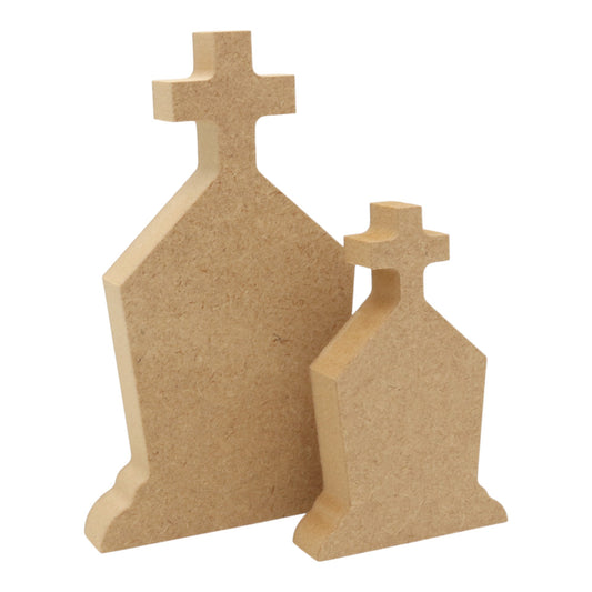 MDF Freestanding Gravestone (style 2)