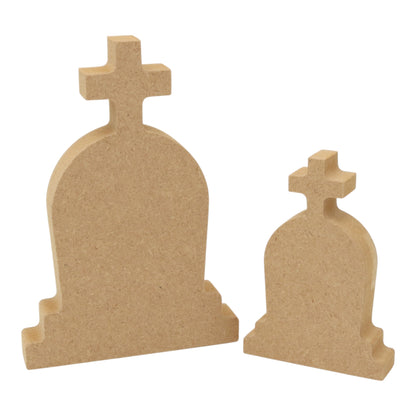 MDF Freestanding Gravestone (style 3)