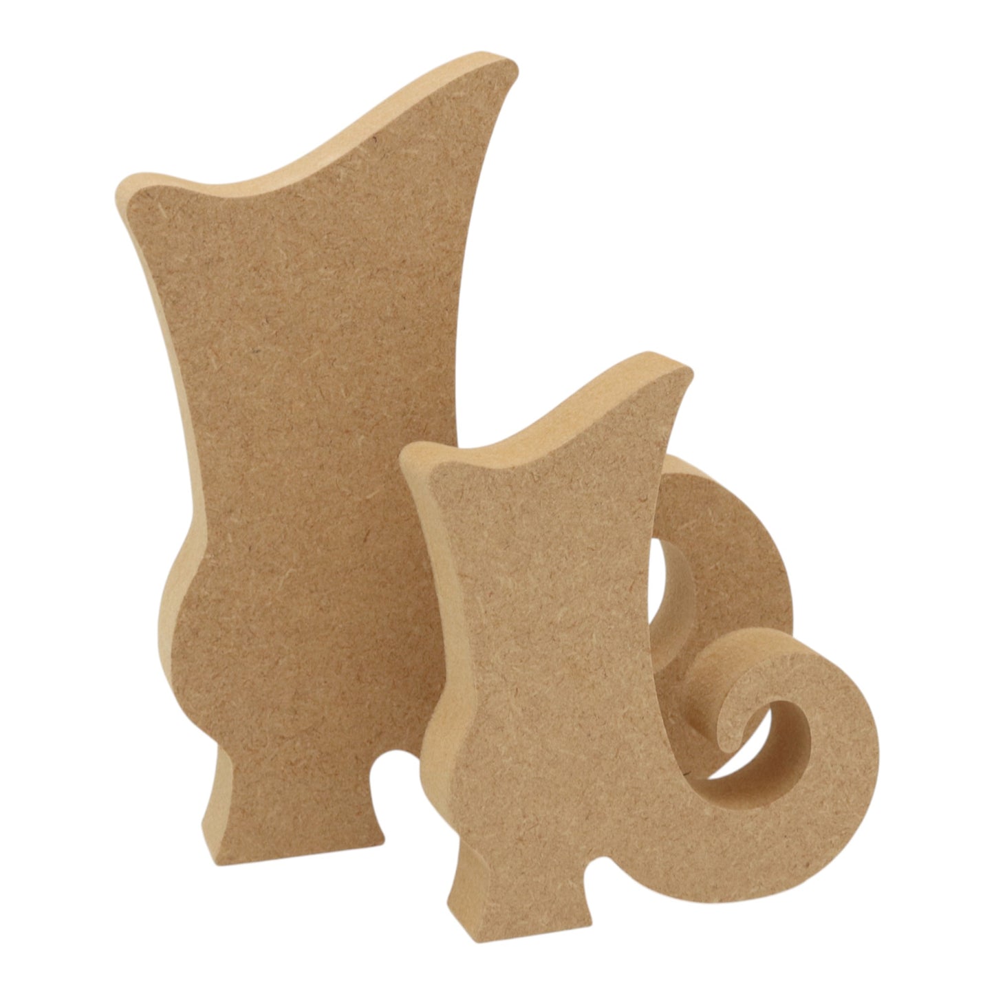 MDF Freestanding Witches Boot Shape