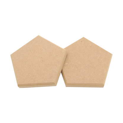 MDF Pentagon Shape Round Top Edge