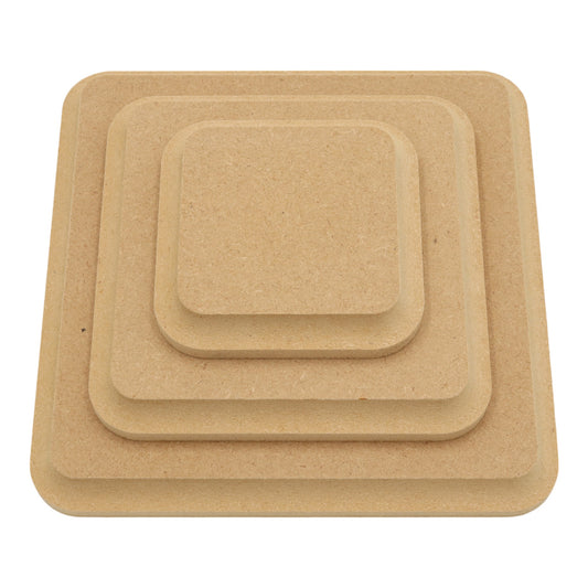 MDF Square Shape / Rounded Corners - Cove Edge