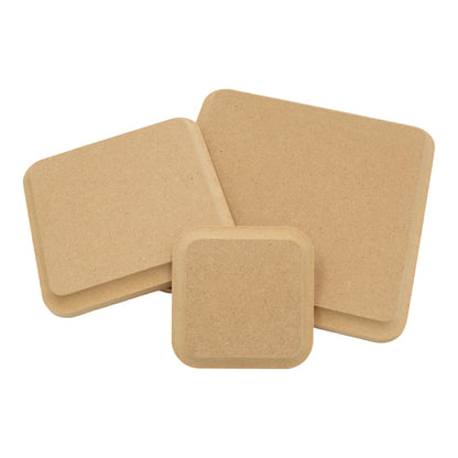 MDF Square Shape / Rounded Corners - Cove Edge