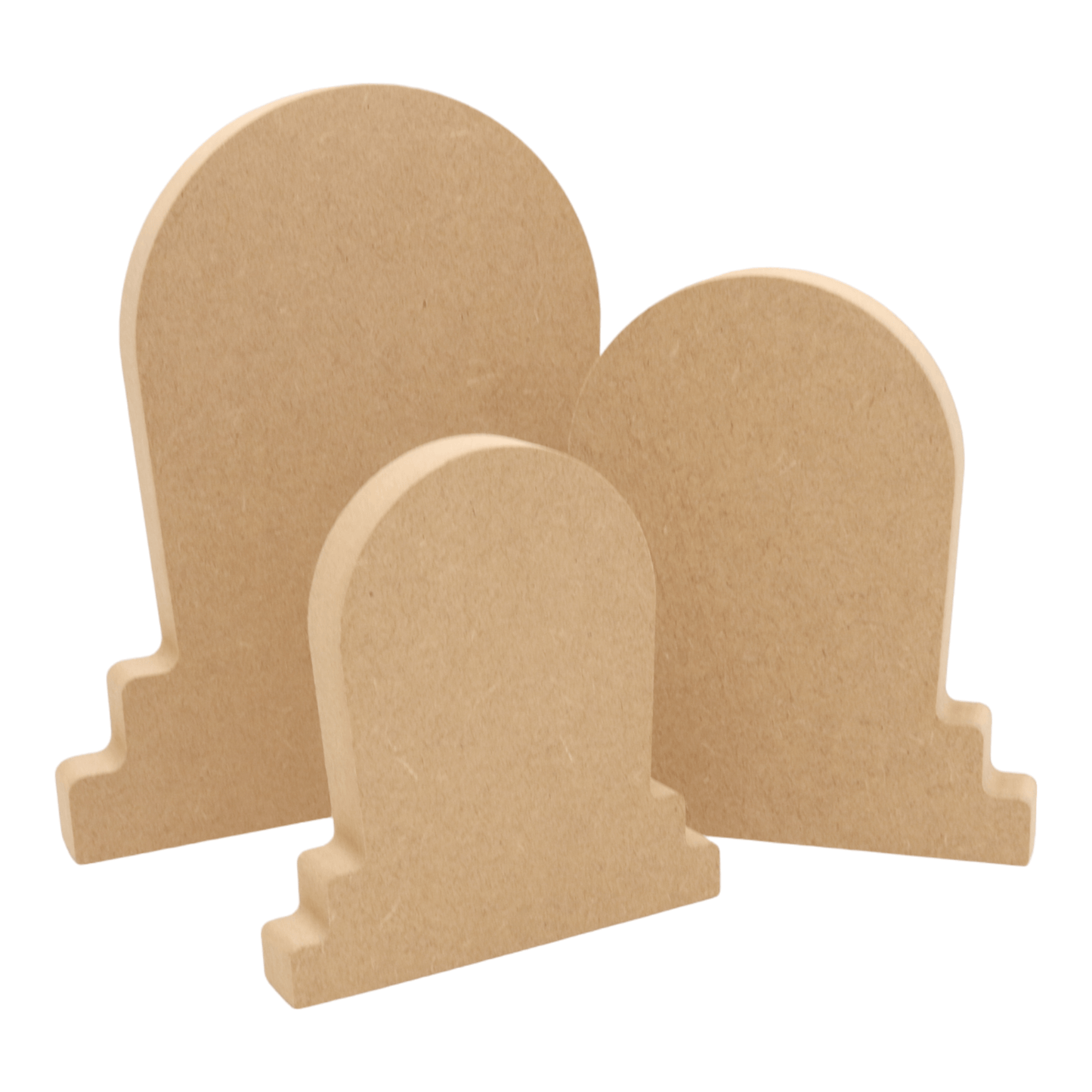 CNC Routed Freestanding MDF Gravestone Craft Shape