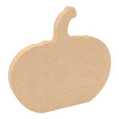 CNC routed freestanding pumpkin shapes made from MDF, quality craft shapes for DIY projects.