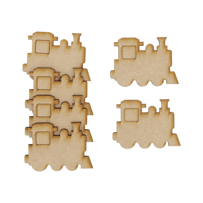 MDF Train Detailed Shape / Laser Cut Craft Shape – DoodleTech
