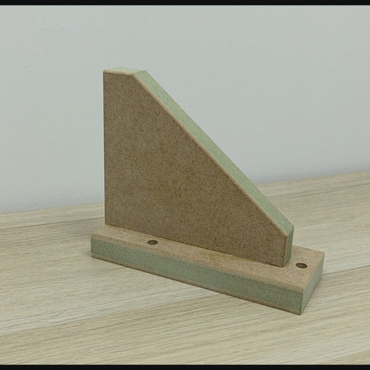 Shaker Gallows Bracket with Backplate - Style 5