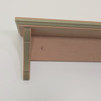 Handmade Traditional Shaker Wall Shelf - Ready to Paint